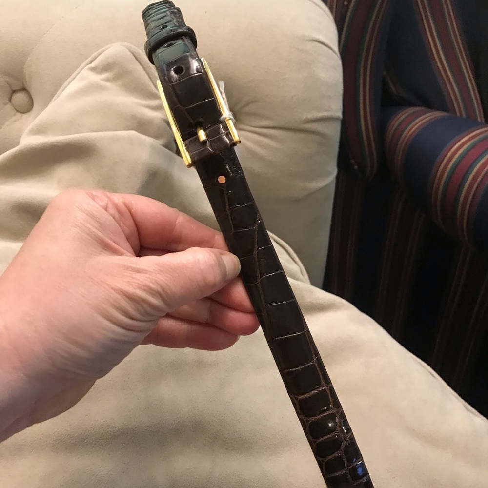Alex Garfield leather belt